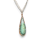 Amazonite Narrow Drop Necklace - Art by any Means Jewelryproduct_