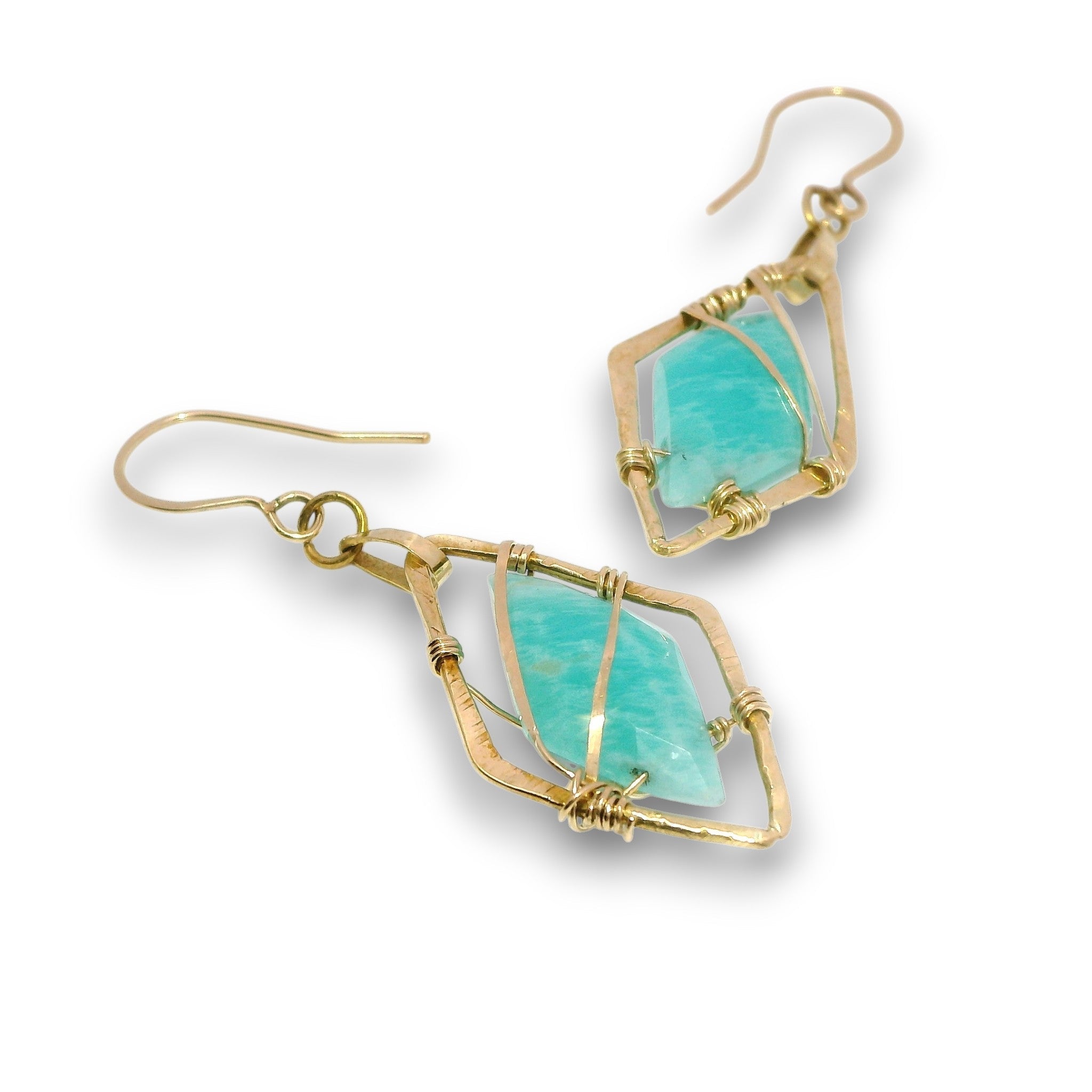 Amazonite Spire Earrings - Art by any Means Jewelryproduct_