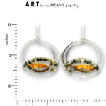 Amber Basin Hoop Earrings - Art by any Means Jewelryproduct_