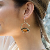 Amber Basin Hoop Earrings - Art by any Means Jewelry#product_