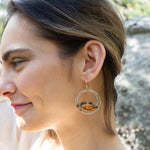 Amber Basin Hoop Earrings - Art by any Means Jewelry#product_