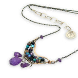Amethyst Mosaic Necklace - Art by any Means Jewelryproduct_