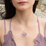 Amethyst Pebble Pendant Necklace 83265N - Art by any Means Jewelryproduct_