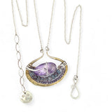 Amethyst Pebble Pendant Necklace 83265N - Art by any Means Jewelryproduct_
