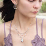 Amethyst Serpentine Post Earrings E83272 - Art by any Means Jewelryproduct_