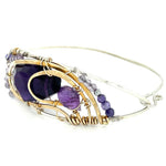 Amethyst Sharing Space Bracelet - Art by any Means Jewelryproduct_