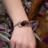 Amethyst Sharing Space Bracelet - Art by any Means Jewelryproduct_
