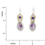 Amethyst Vessel Drop Earrings - Art by any Means Jewelryproduct_