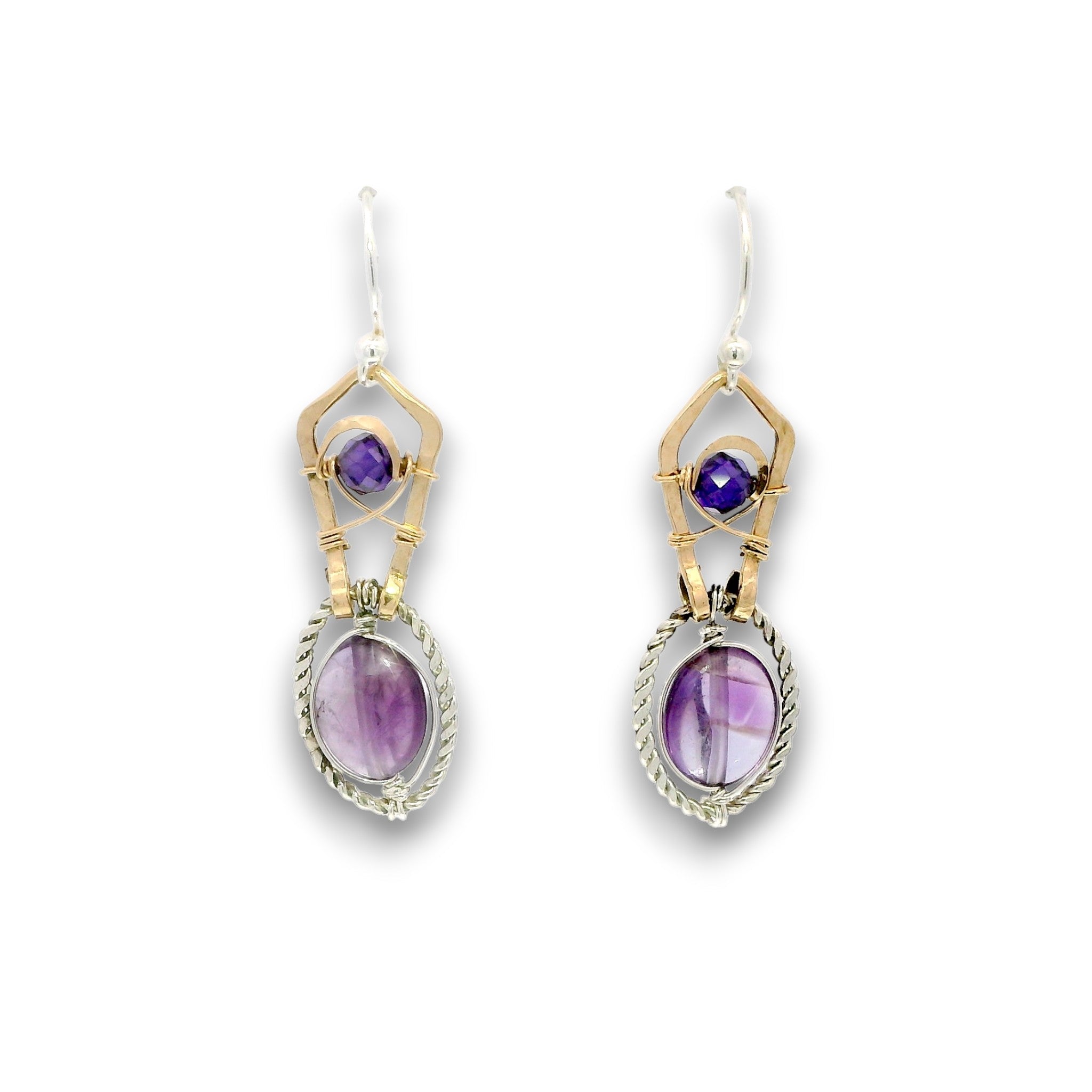 Amethyst Vessel Earrings E85068 - Art by any Means Jewelryproduct_