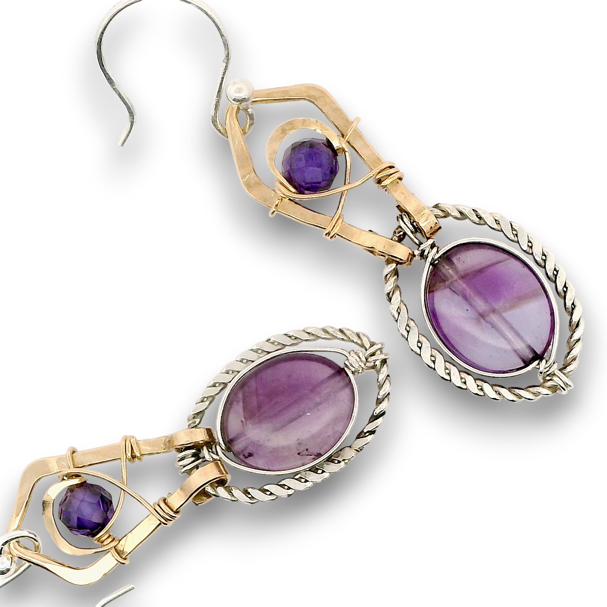 Amethyst Vessel Earrings E85068 - Art by any Means Jewelryproduct_