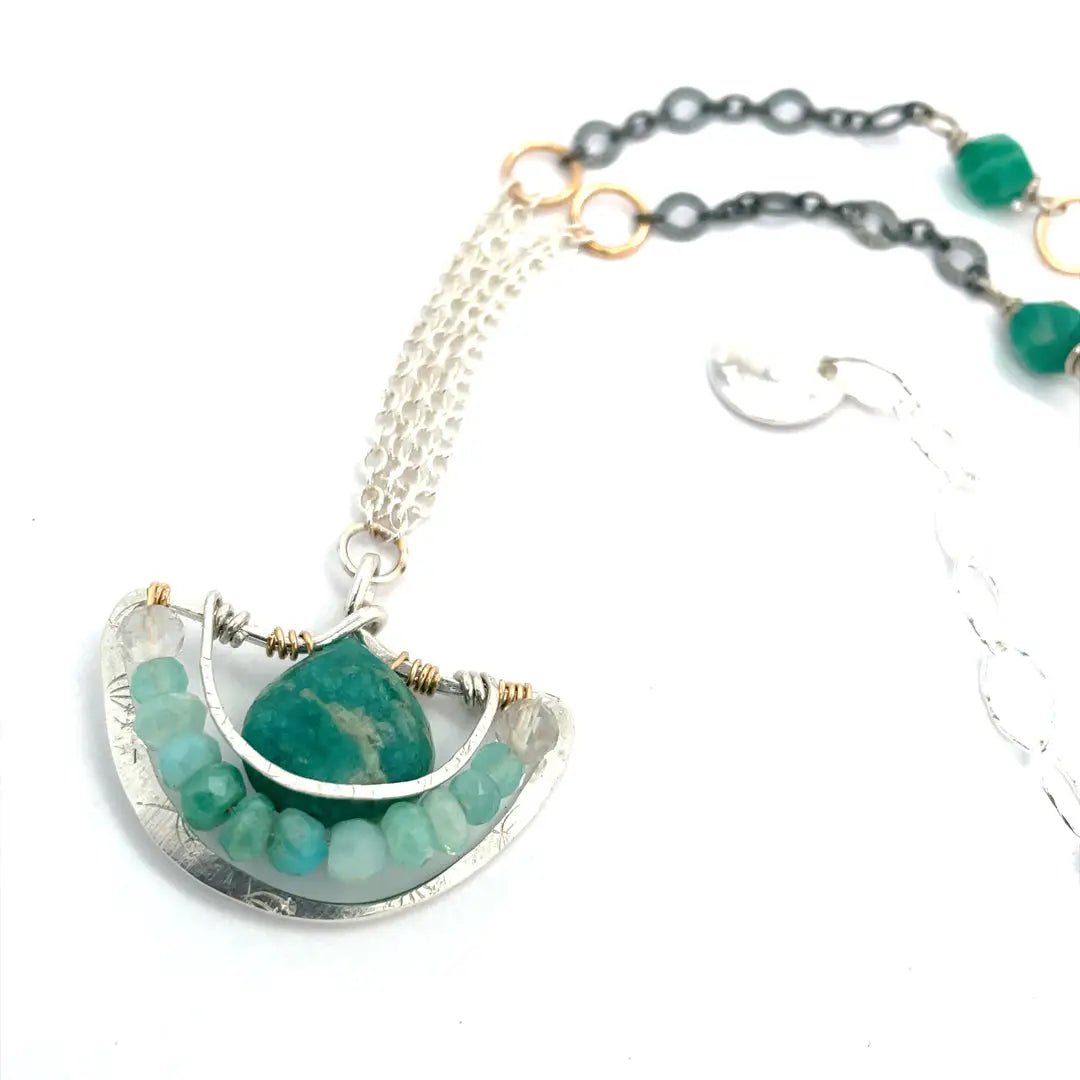 Anchor Amazonite Necklace 83065N - Art by any Means Jewelryproduct_