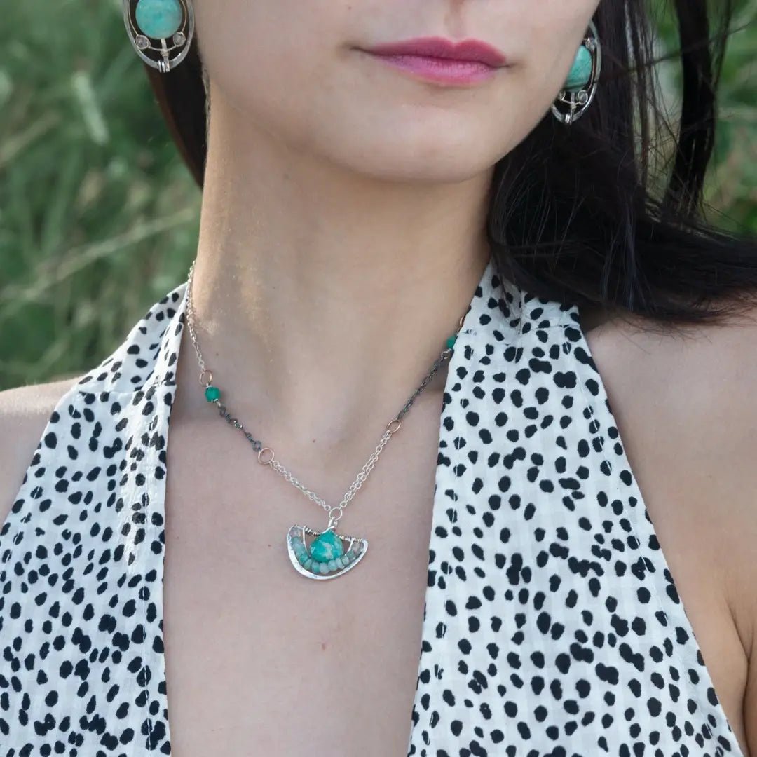 Anchor Amazonite Necklace 83065N - Art by any Means Jewelryproduct_