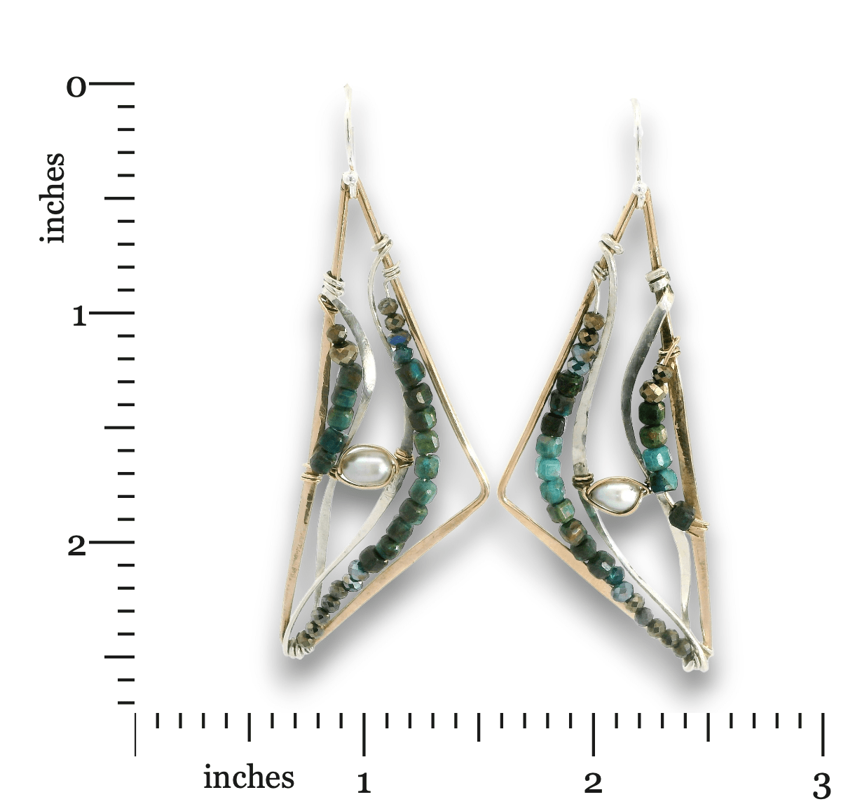 Apatite Apex Drop Earrings - Art by any Means Jewelryproduct_