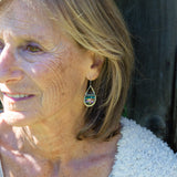 Apatite Aura Drop Earrings - Art by any Means Jewelry#product_
