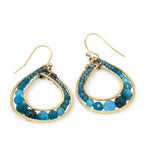 Apatite Channel Hoop Earrings E84097 - Art by any Means Jewelryproduct_