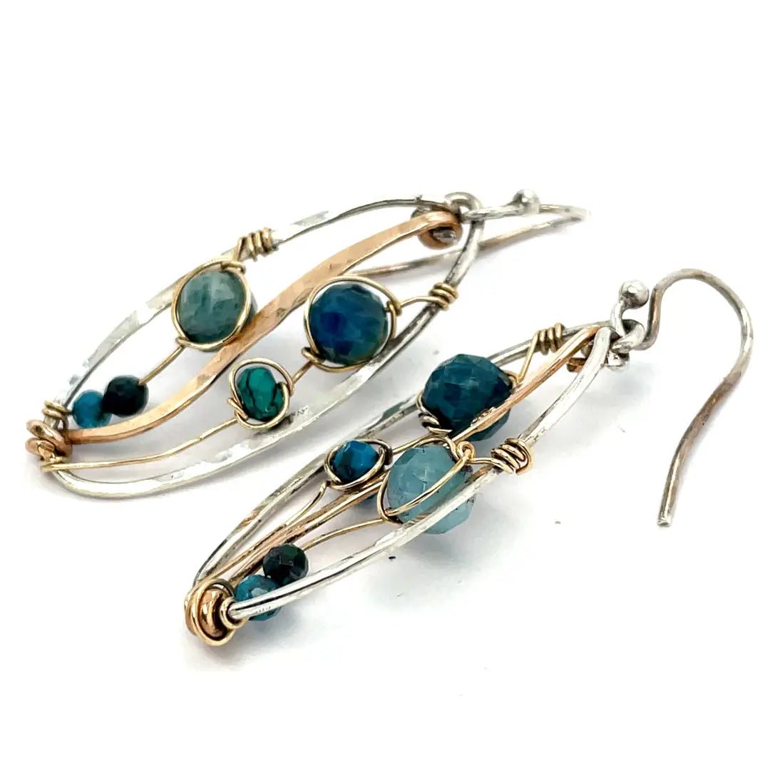 Apatite Garden Earrings - Art by any Means Jewelryproduct_