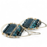 Apatite Gemstone Array Earrings E83568 - Art by any Means Jewelryproduct_