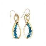 Apatite Infinity Earrings E84096 - Art by any Means Jewelryproduct_