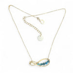 Apatite Infinity Necklace 84095N - Art by any Means Jewelryproduct_