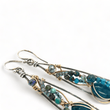 Apatite Jewel Drop Earrings - Art by any Means Jewelryproduct_