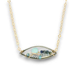 Apatite Microcosm Necklace 85086N - Art by any Means Jewelryproduct_