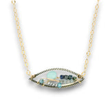 Apatite Microcosm Necklace 85086N - Art by any Means Jewelryproduct_
