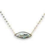 Apatite Microcosm Necklace 85086N - Art by any Means Jewelryproduct_