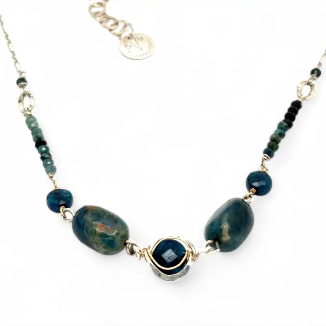 Apatite Nugget Necklace 82649N - Art by any Means Jewelryproduct_