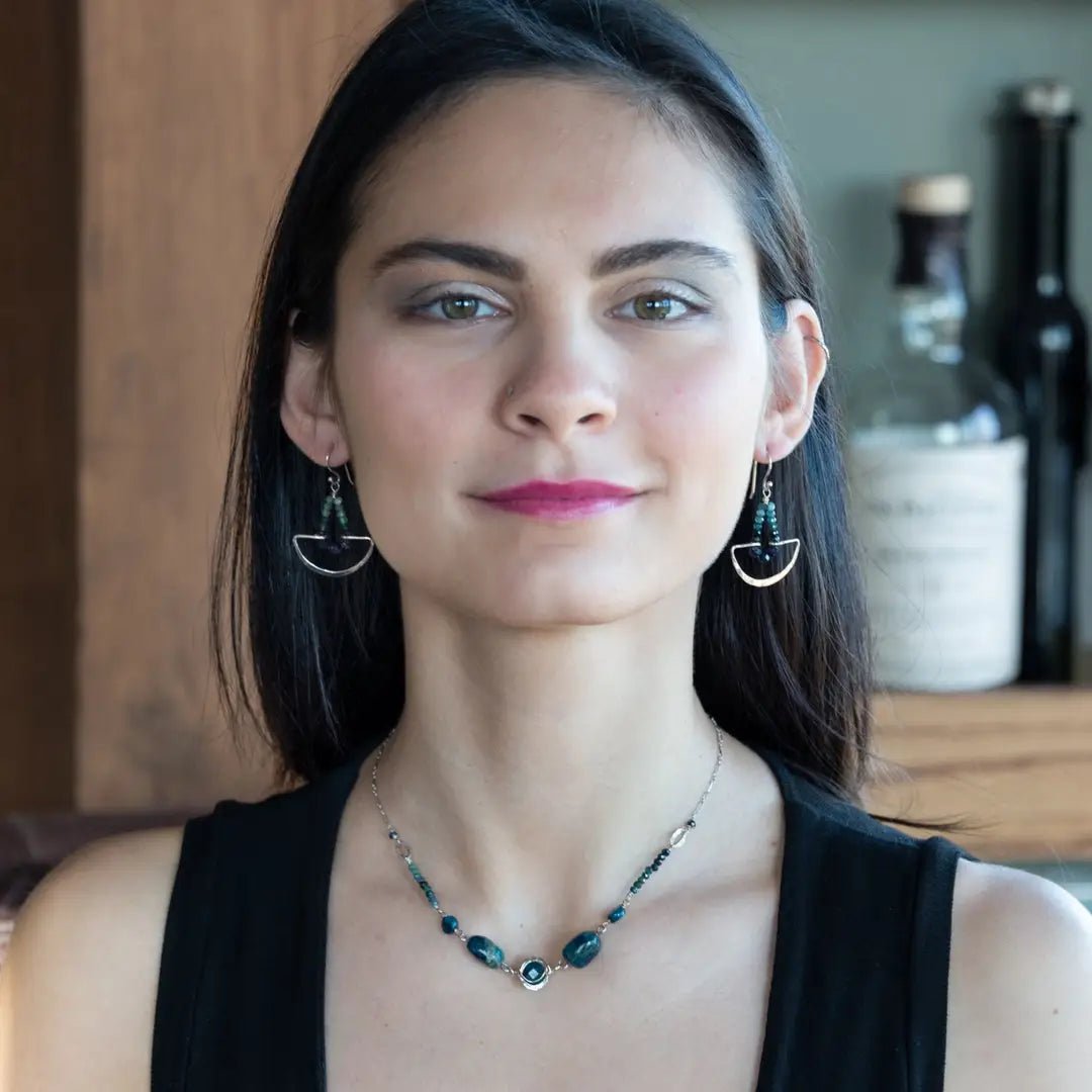 Apatite Nugget Necklace 82649N - Art by any Means Jewelryproduct_