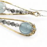 Aquamarine Drop Earrings E82004 - Art by any Means Jewelryproduct_