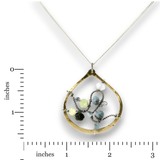 Aquamarine Galaxy Continuous Wire Necklace - Art by any Means Jewelryproduct_