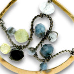 Aquamarine Galaxy Continuous Wire Necklace - Art by any Means Jewelryproduct_