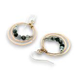 Aquamarine Inner Circle Earrings E85401 - Art by any Means Jewelryproduct_