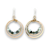Aquamarine Inner Circle Earrings E85401 - Art by any Means Jewelryproduct_