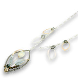 Aquamarine Microcosm Necklace 85075N - Art by any Means Jewelryproduct_