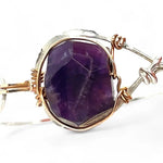 Aquarius Amethyst Cuff Bracelet B410 - Art by any Means Jewelryproduct_