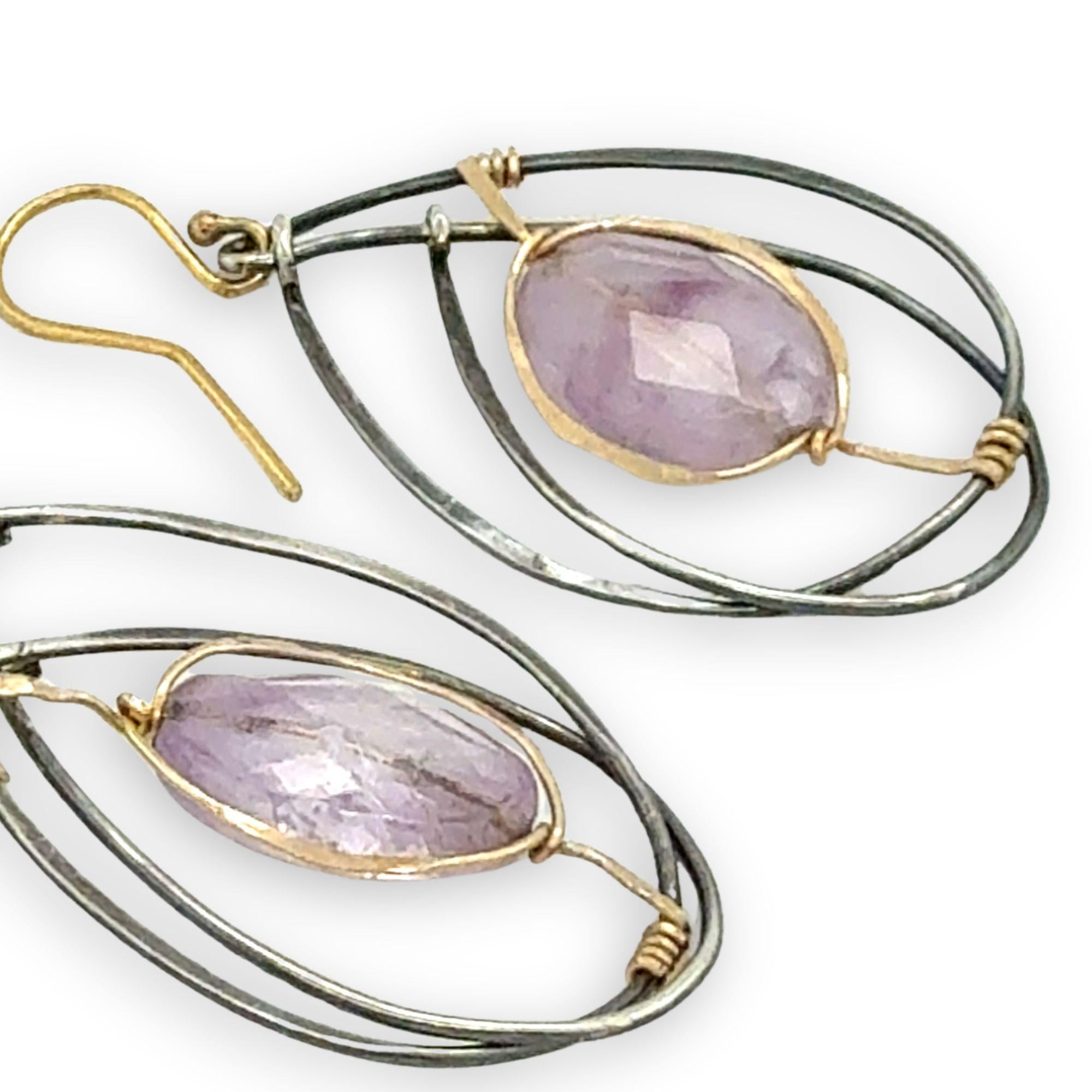 Aquarius Amethyst Earrings E84708 - Art by any Means Jewelryproduct_