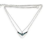 Arrow Trajectory Labradorite Necklace 84695N - Art by any Means Jewelryproduct_