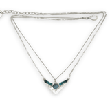 Arrow Trajectory Labradorite Necklace 84695N - Art by any Means Jewelryproduct_