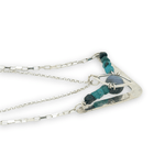 Arrow Trajectory Labradorite Necklace 84695N - Art by any Means Jewelryproduct_