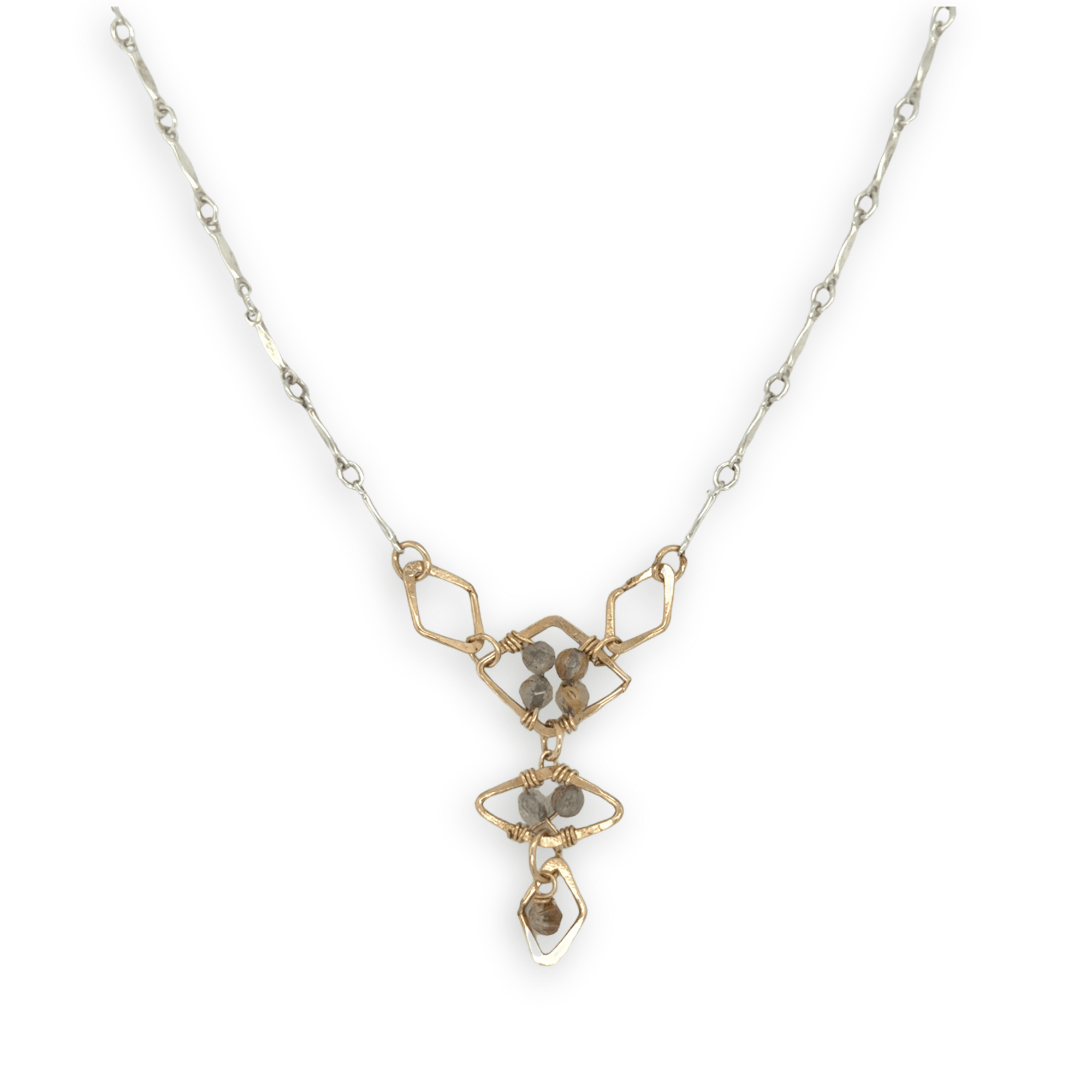 Astral Diamond Quartz Necklace 84640N - Art by any Means Jewelryproduct_