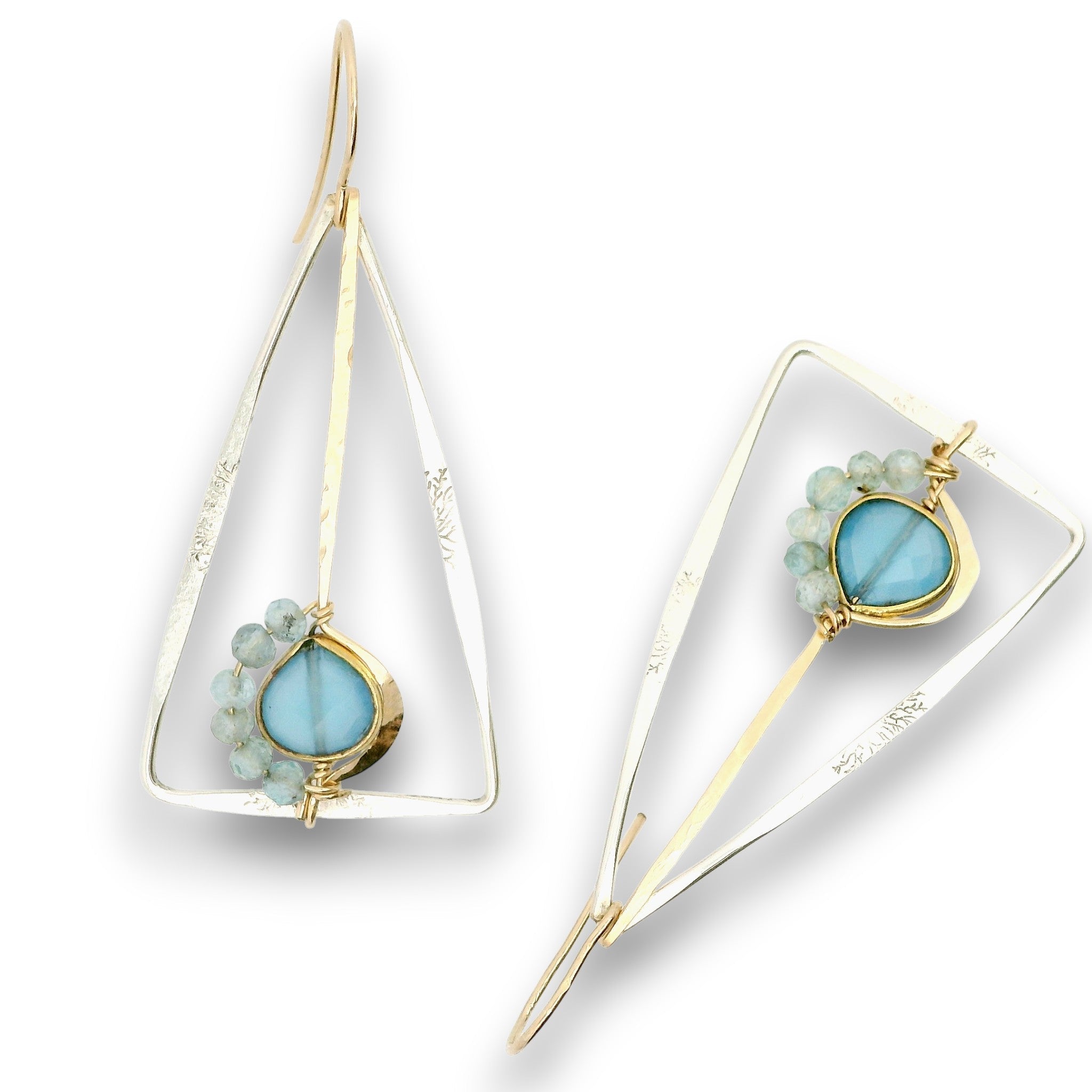 Astral Plane Chalcedony Earrings E85010 - Art by any Means Jewelryproduct_