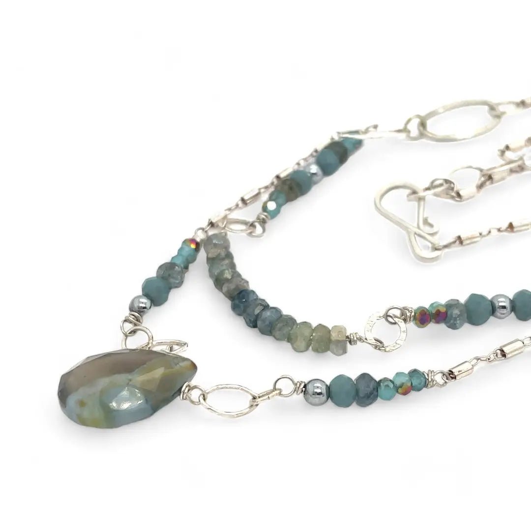 Atlantic Ocean Aquamarine Necklace 83390N - Art by any Means Jewelryproduct_