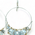 Atmosphere Crystal Hoop Earrings - Art by any Means Jewelryproduct_