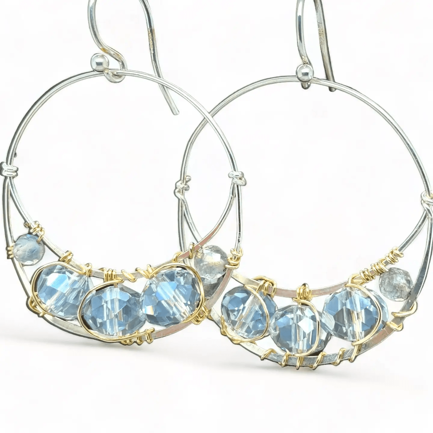 Atmosphere Crystal Hoop Earrings - Art by any Means Jewelryproduct_