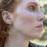 Atmosphere Crystal Hoop Earrings - Art by any Means Jewelryproduct_