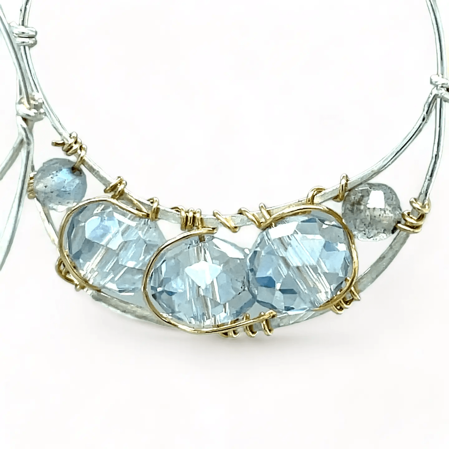 Atmosphere Crystal Hoop Earrings - Art by any Means Jewelryproduct_