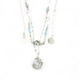 Atmospheric Aquamarine Double Necklace 83410N - Art by any Means Jewelryproduct_