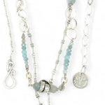 Atmospheric Aquamarine Double Necklace 83410N - Art by any Means Jewelryproduct_