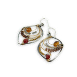 Autumn Leaves Crystal Earrings - Art by any Means Jewelryproduct_